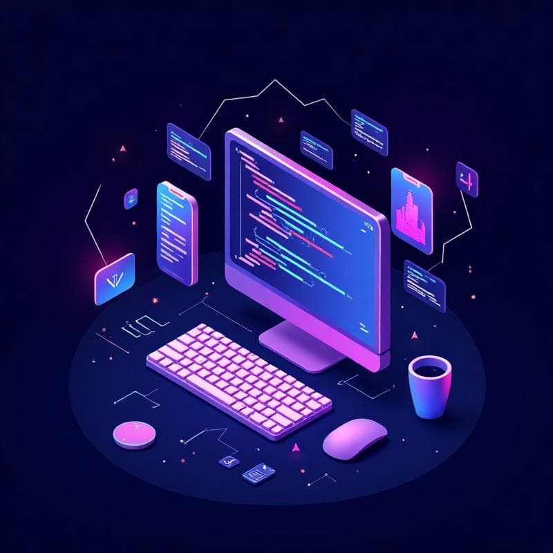 Web Development Illustration
